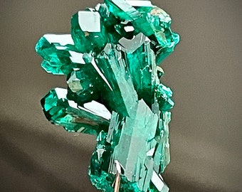Dioptase miniature from Congo , 23 mm , mineral specimen