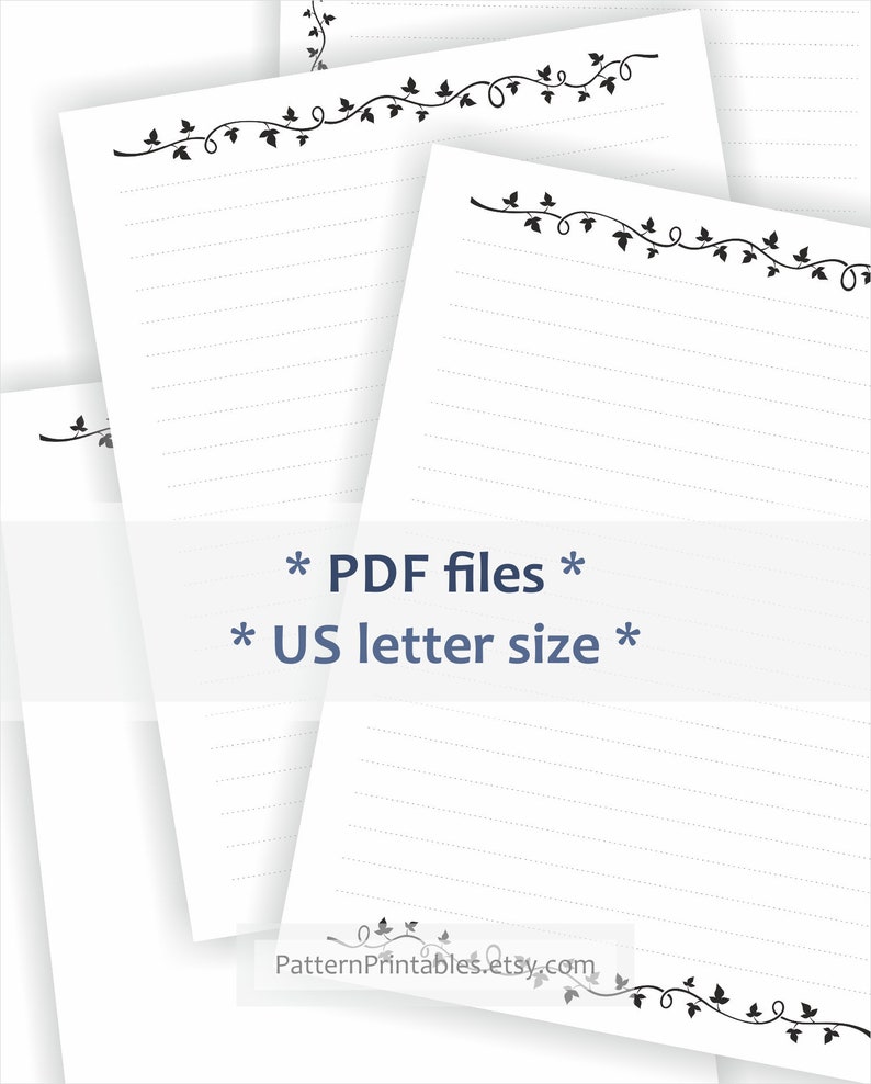Lined letter writing paper australia image