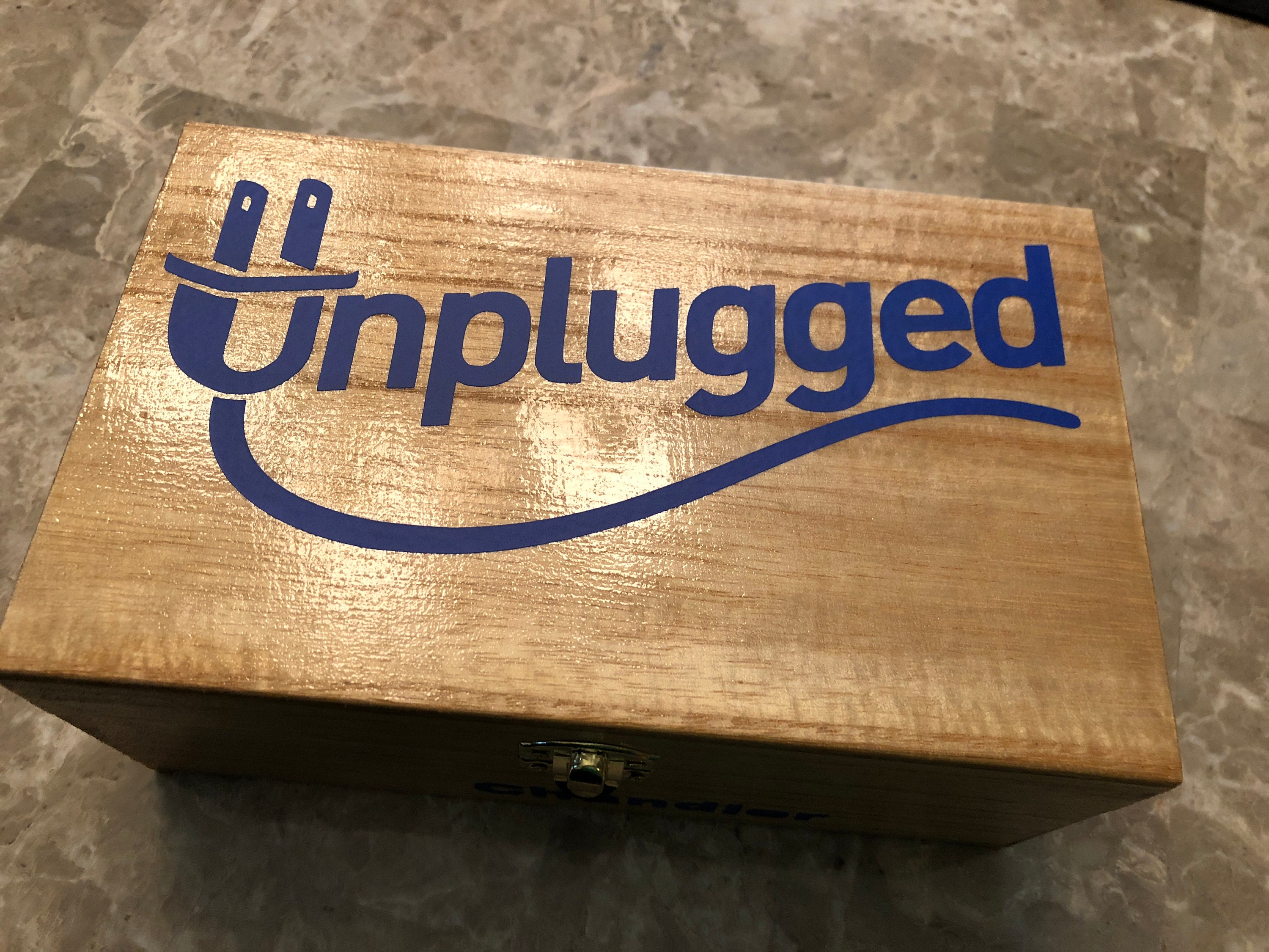 Custom Unplugged Box Cell Phone and Remote Lock Box Family Fun Dinner