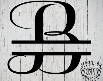 Download Split monogram | Etsy