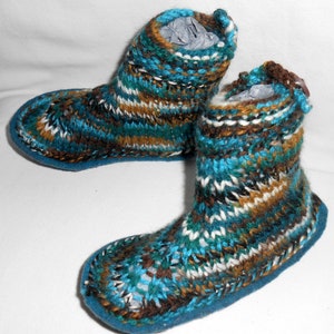 Wool slippers for children size 25-26