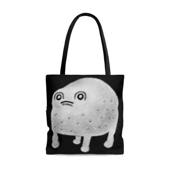 TOTE BAG Weird Frog Goblincore Folk Art Cape Rain Frog Birthday Housepay pendaison cadeaux fantaisiste effrayant mignon excentrique sac à provisions anniversaire drôle