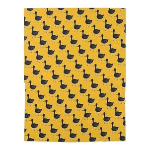 BABY SWADDLE BLANKET Odd Duck Goose Bird Dark Academia Cottagecore Newborn Baby First Birthday Gift Weird Creepy Gothic Punk Emo Goth