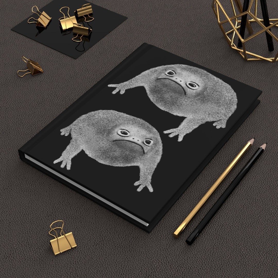 Strange Notebook HARDCOVER JOURNAL Weird Frog Witchcore Gift Notebook Rain Frog - Etsy