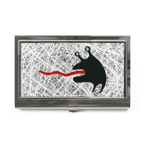BUSINESS CARD HOLDER Monster Office Gifts Dark Academia Quirky Whimsical Alien Gothic Birthday Housewarming Horror Goth Punk Emo Goblincore