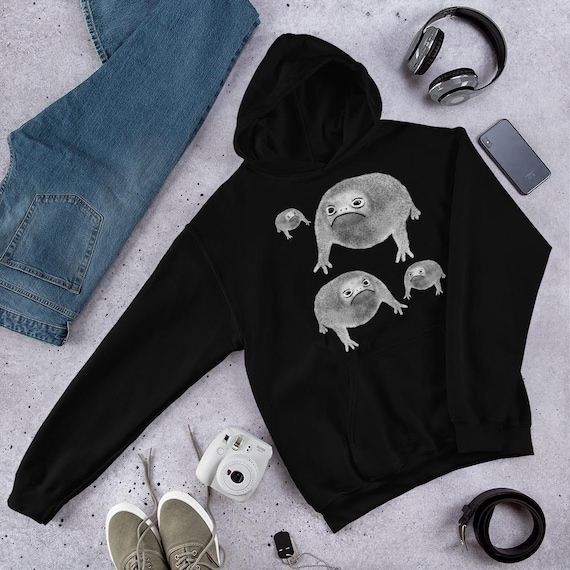 CLASSIC HOODIE Weird Frog Kawaii Goblincore Dark Academia