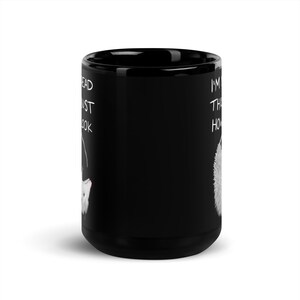 11oz BLACK COFFEE MUG Possum Not Dead Opossum Dark Academia Folk Art Funny Birthday Weird Goth Cottagecore Housewarming Gothic Spring Gifts