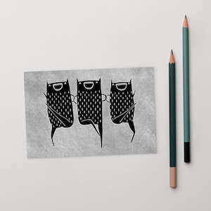 CARTÃO POSTAL ARTÍSTICO IMPRESSO 4x6 Cancan Monster Dancers Kawaii Goth Folk Art Dancing Dark Academia Cartões Postais Góticos Bonitos Peculiares Engraçados Presentes de Primavera