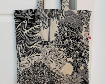 Borsa tote beige e nera
