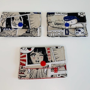 Porte-cartes et billets "mangas"