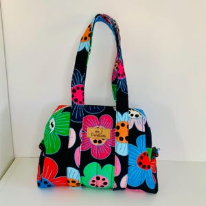 Large floral toiletry bag