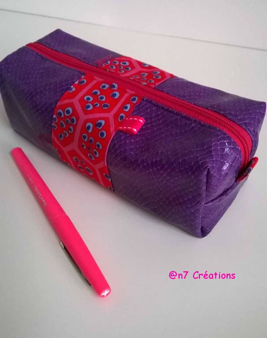 Trousse Mauve et Rose
