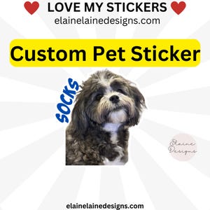 Autocollants pour animaux de compagnie, autocollants pour chiens, autocollants personnalisés pour animaux de compagnie, chien, chat, chaton, cheval, autocollant visage, autocollants de faveur, personnalisés, autocollant de famille, lot de 2