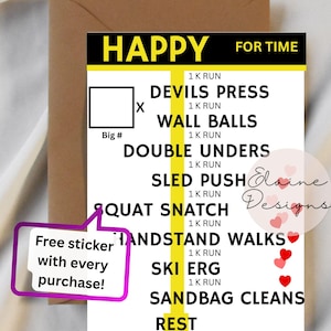 Hyrox Valentinstag Karte, Happy Valentines, Hyrox Karten, Crossfit Karten, Crossfit Valentinstag, Valentinstag, Liebe, EED-CARDS-20
