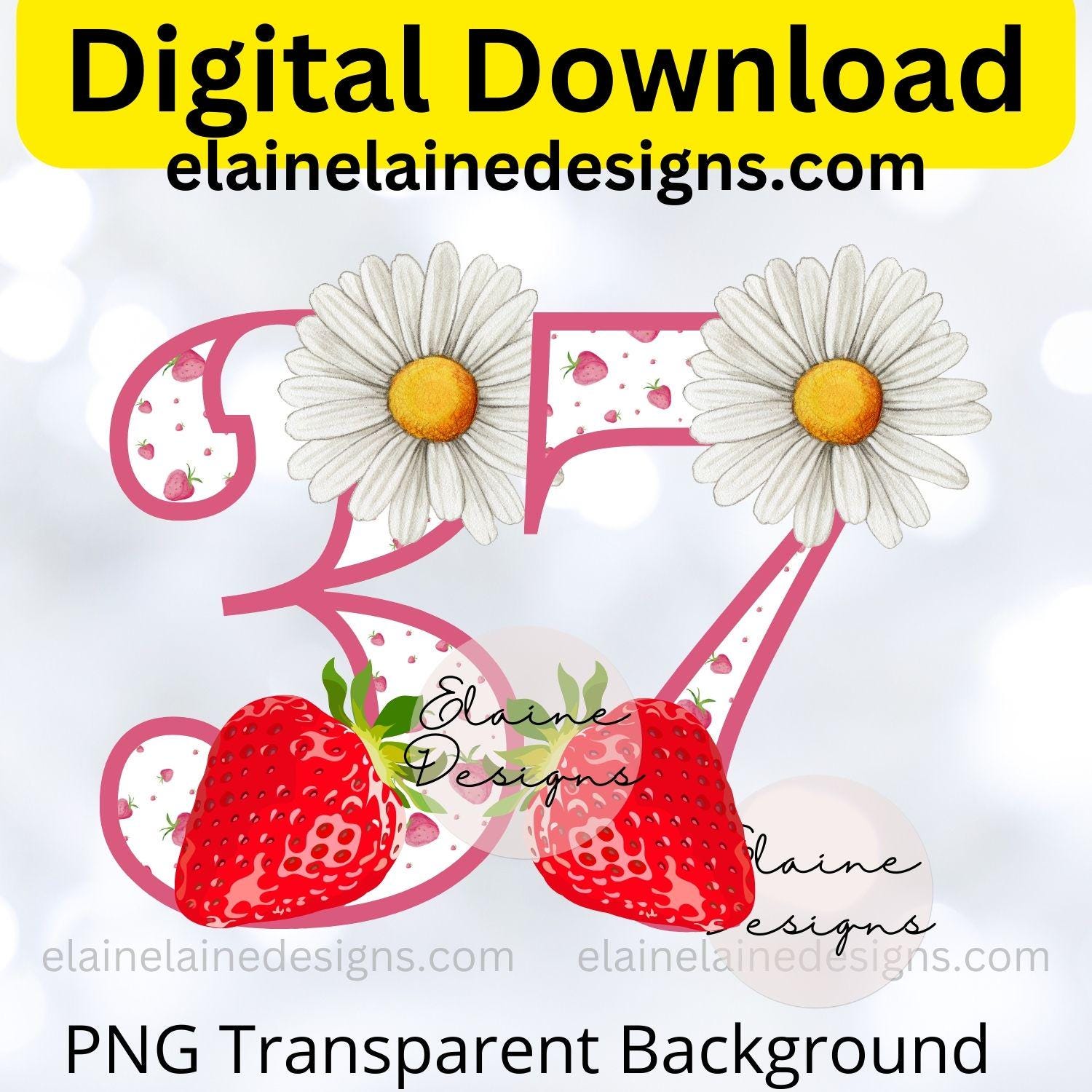 strawberryページ Strawberry Numbers, All Berry One, Strawberry Birthday Numbers