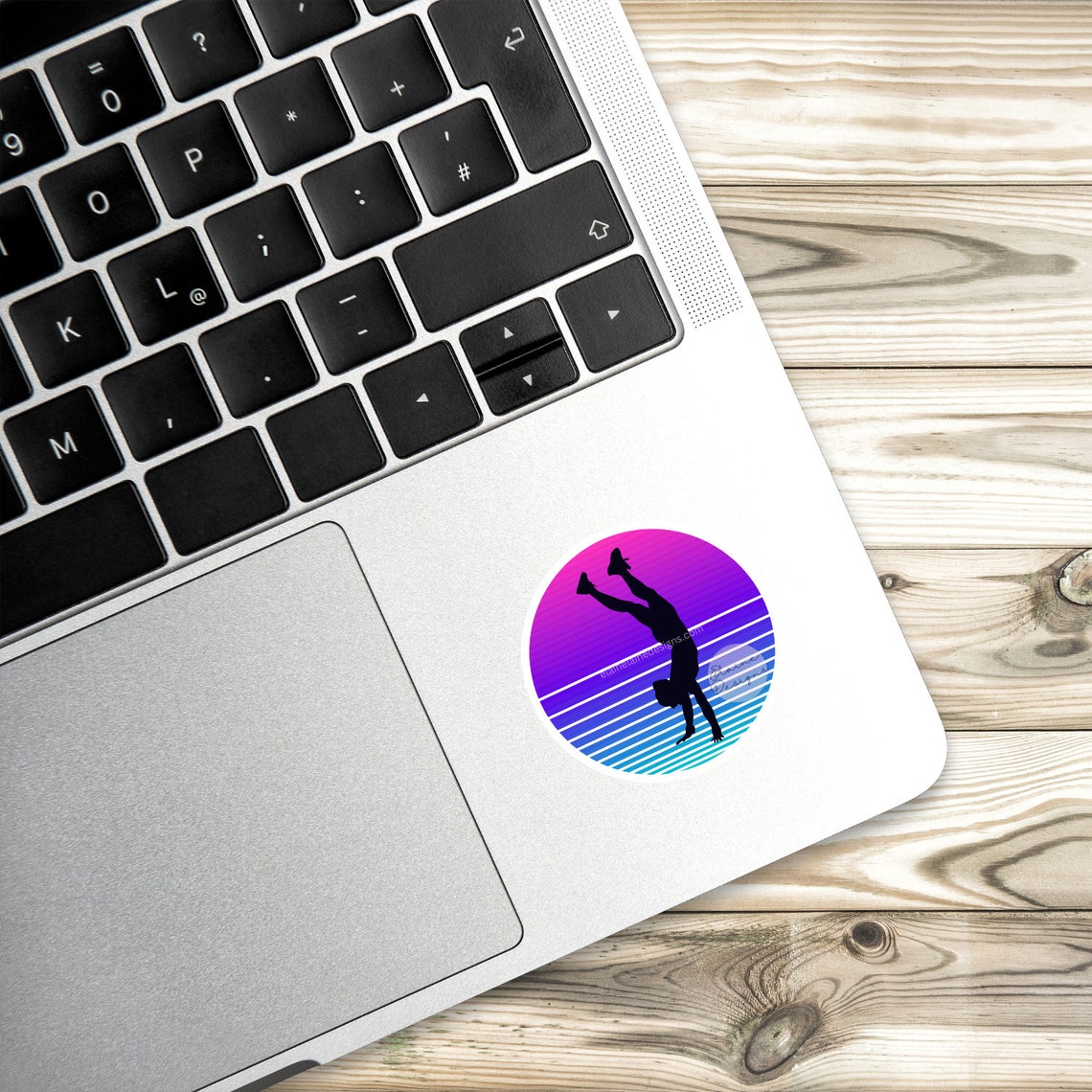 Crossfit Sticker, Girl Workout Sticker, Handstand Walks, Handstand ...