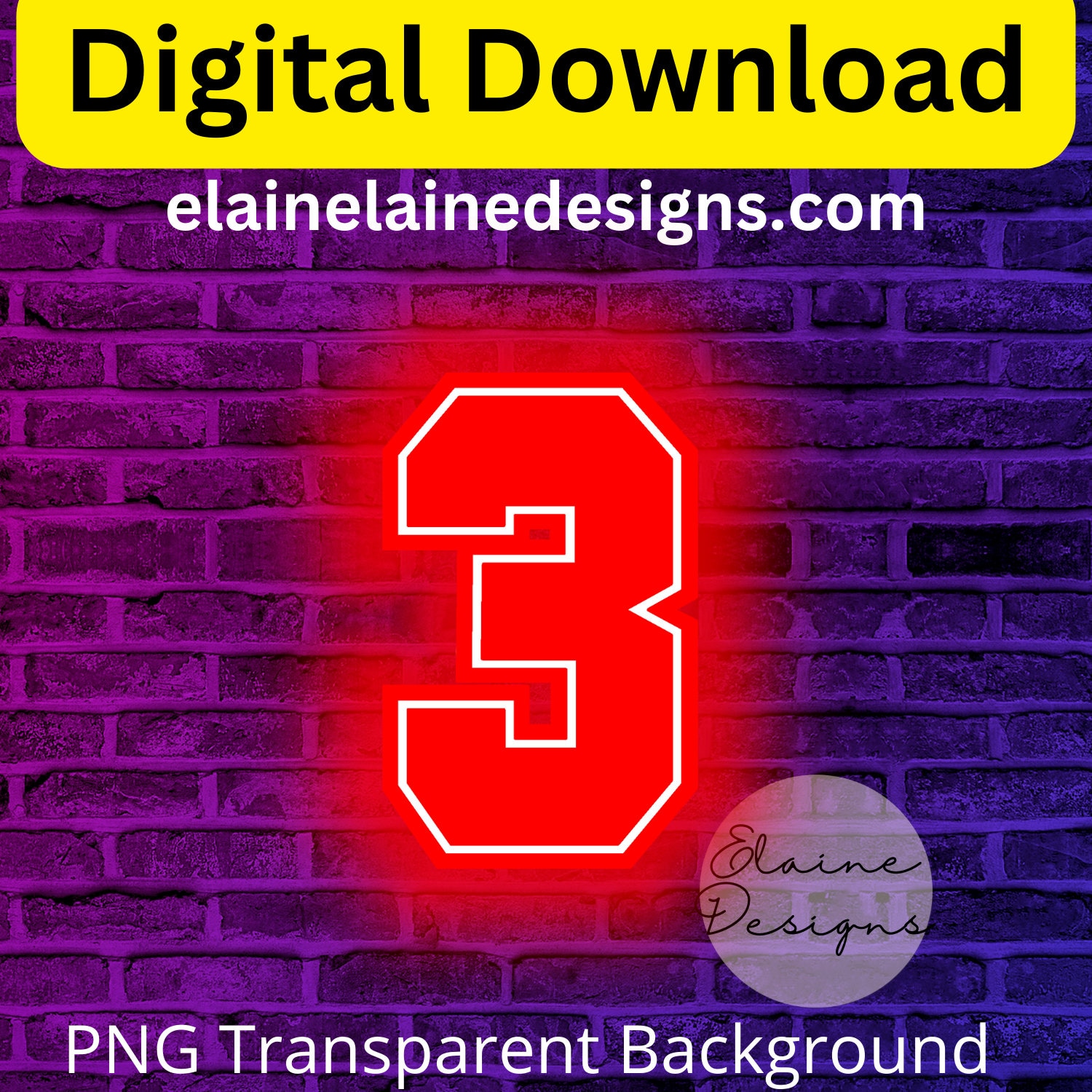 Neon Numbers PNG, Printable Numbers, Neon Numbers, Fluorescent Numbers ...