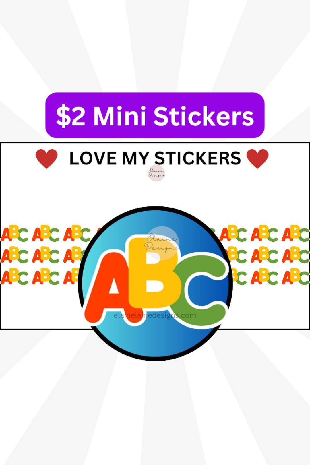 ABC Planner Stickers, Spelling Test Sticker, Teacher Planner Stickers ...