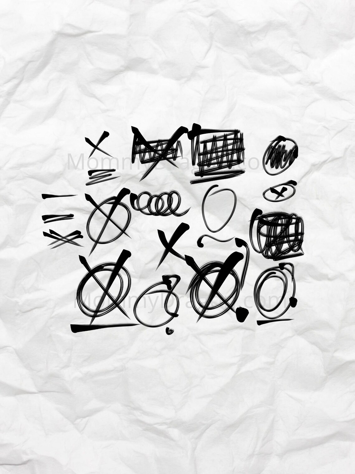 Cross Out Line Hand Hand Drawn Underlines Handdrawn Cross Out Line Mark Out Lines Wrong ...