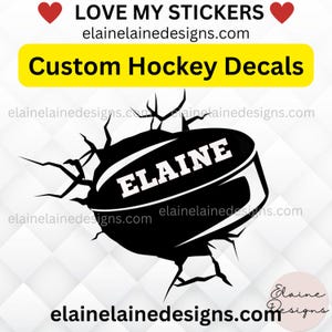 Stickers hockey, Stickers hockey, Sticker hockey personnalisé, Sticker rondelle de hockey personnalisé, Sticker rondelle de hockey, rondelle de hockey, EED-Sports-315