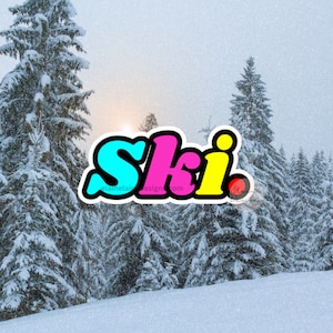 Ski Sticker, Ski Aufkleber, Aufkleber Ski, Aufkleber Aufkleber, Ski Aufkleber, Aufkleber Aufkleber, Aufkleber für Wasserflasche, Ski Aufkleber, Ski Set EED-SNOW-60
