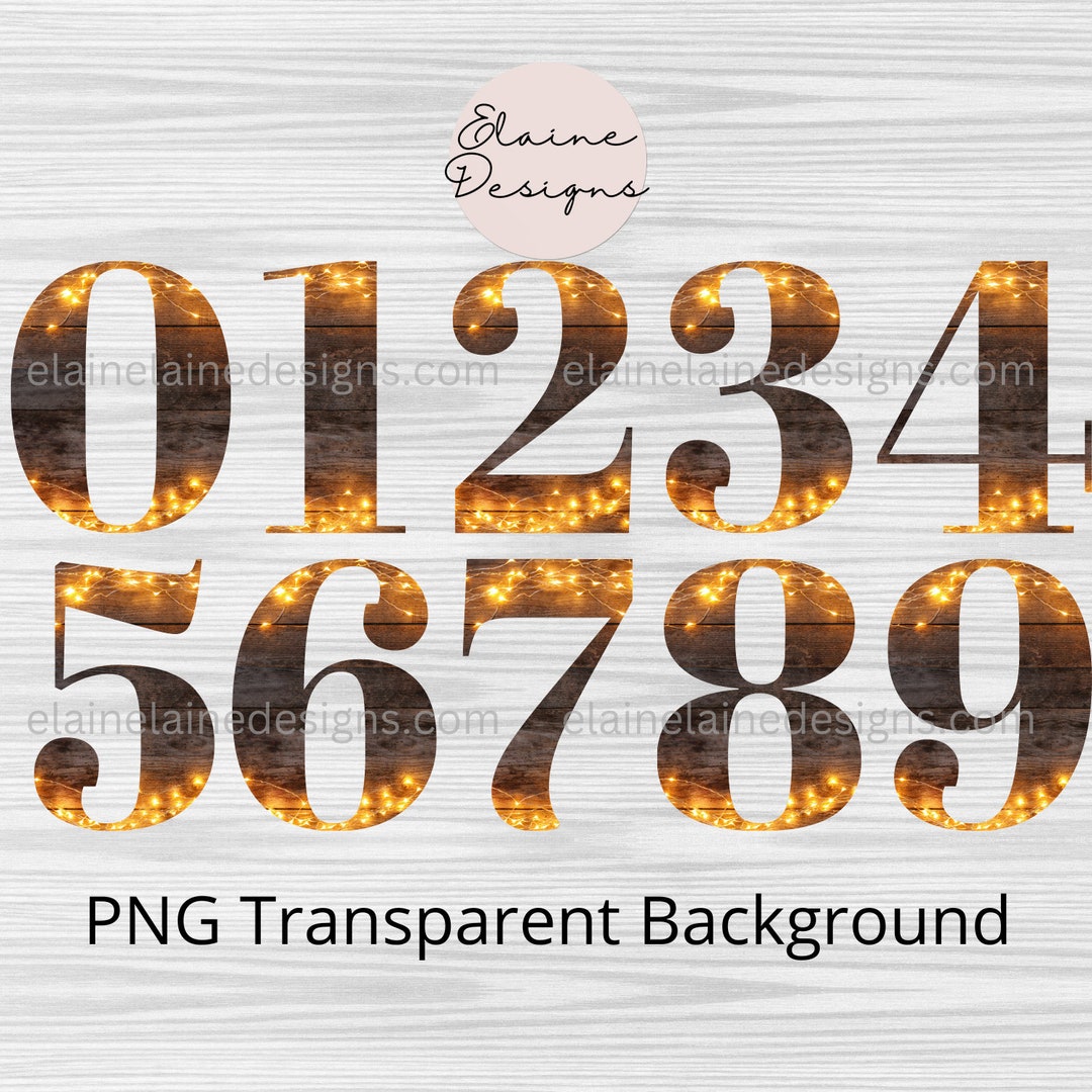 Wood Numbers Brown Numbers Plank Numbers Wedding Table Numbers Birthday