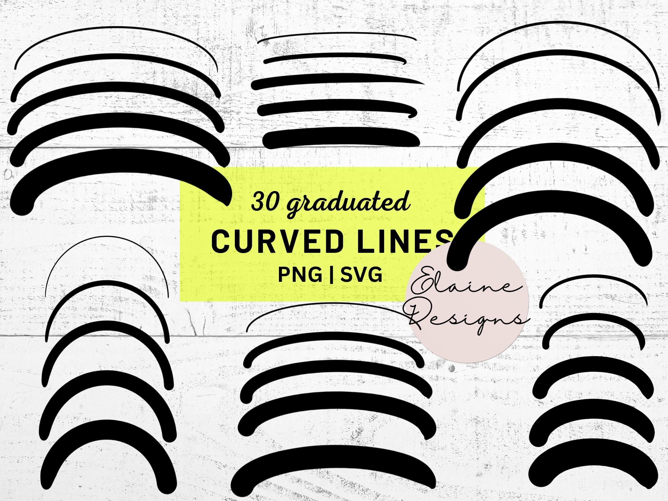 Curved Lines Svg Graduated Curved Lines Png Curve Line Hill Mountain 