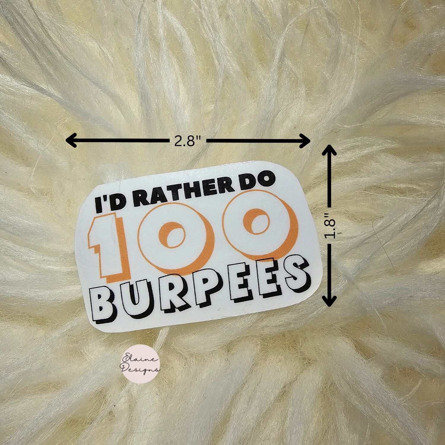 Crossfit Stickers Workout Stickers I'd Rather Do 100 Burpees, Gym ...