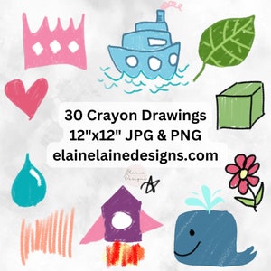 Clipart kredkowy, bazgroły kredkowe, crayola, rysunki dzieci, łódź, korona, rakieta, wieloryb, planeta, lis, szkoła, tęcza, rysunki kredkowe, png, 423