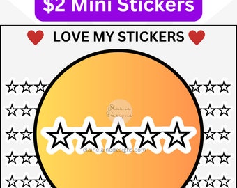 Rating Stickers, Star ratings, Blank rating sticker, planner sticker, icon sticker, Star planner sticker, 5 star rating, book rating EED430