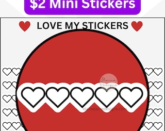 Rating Sticker, Heart rating, Blank rating sticker, planner sticker, heart planner sticker, 5 star rating, heart sticker, book rating EED432