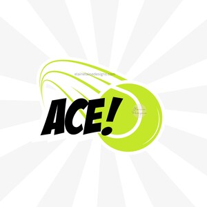 Tennisball Aufkleber, Tennis Sticker, Tennis Ass Aufkleber, Tennis Aufschlag Aufkleber, Tennis Saison Aufkleber, Tennis Geschenk