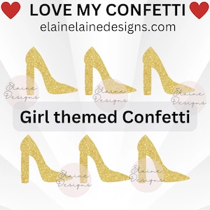 High Heel Shoes Confetti – Party Table Scatter – Bridal Shower, Wedding & Bachelorette Decor, shoes cutouts, heels cutouts, cutouts,EED-C-10