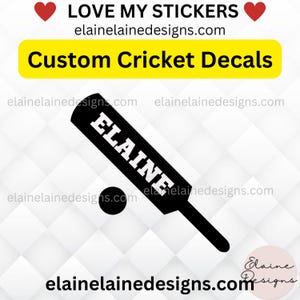 Stickers cricket, Sticker cricket, Sticker cricket personnalisé, Sticker cricket personnalisé, EED-Sports-317