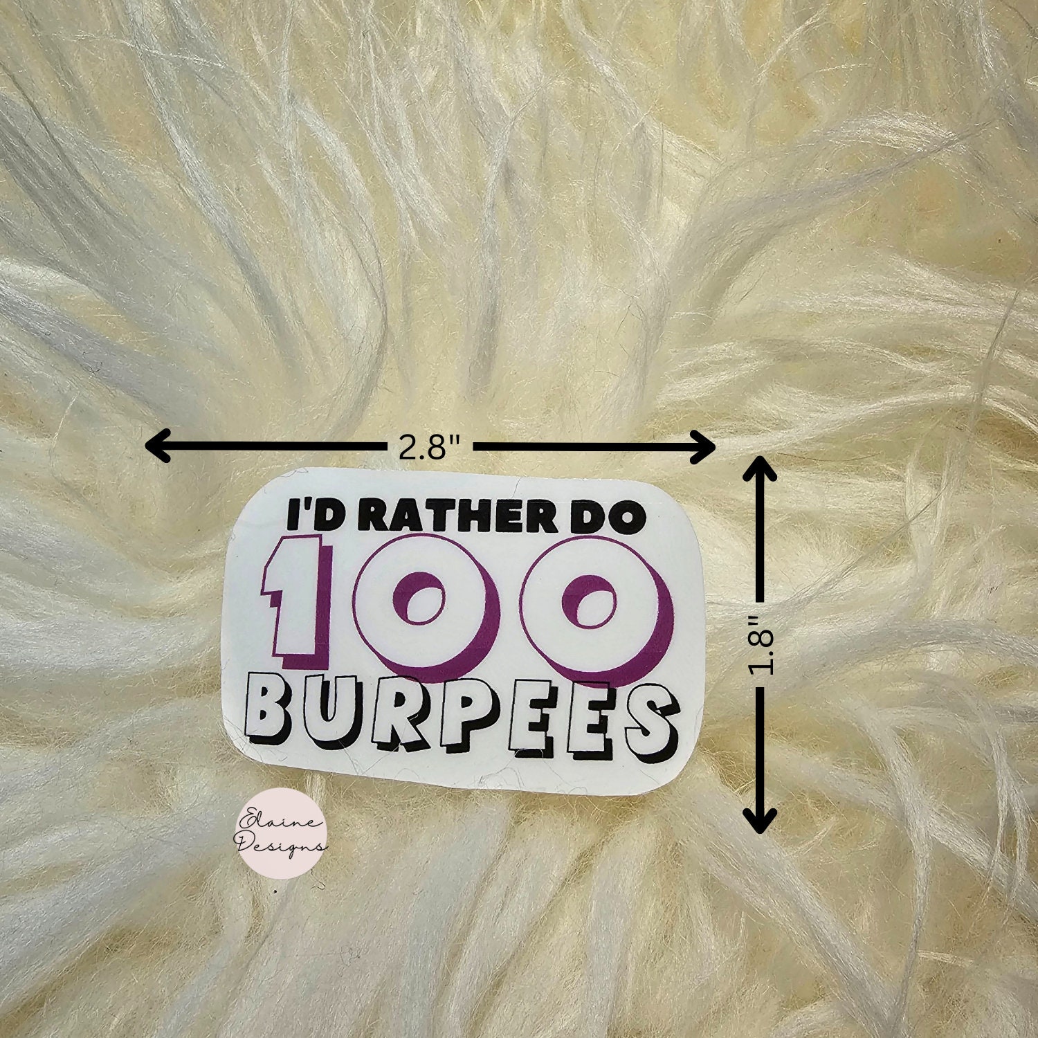 Crossfit Stickers Workout Stickers I'd Rather Do 100 Burpees, Gym ...