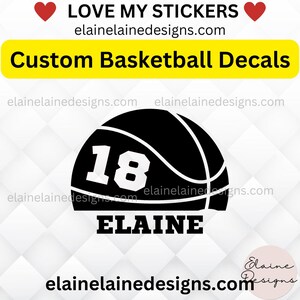 Stickers basket-ball, Stickers basket-ball, Sticker basket-ball personnalisé, Sticker basket-ball personnalisé, basket-ball, EED-Sports-318