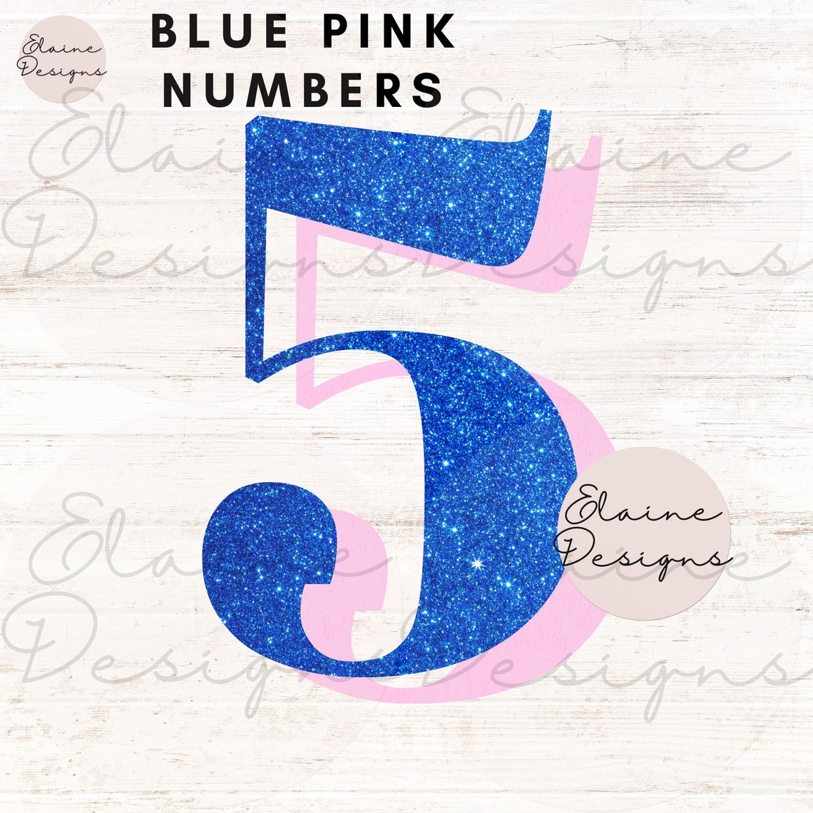 Blue Pink Sparkle Numbers Blue Glitter Numbers Numbers Pink - Etsy Canada