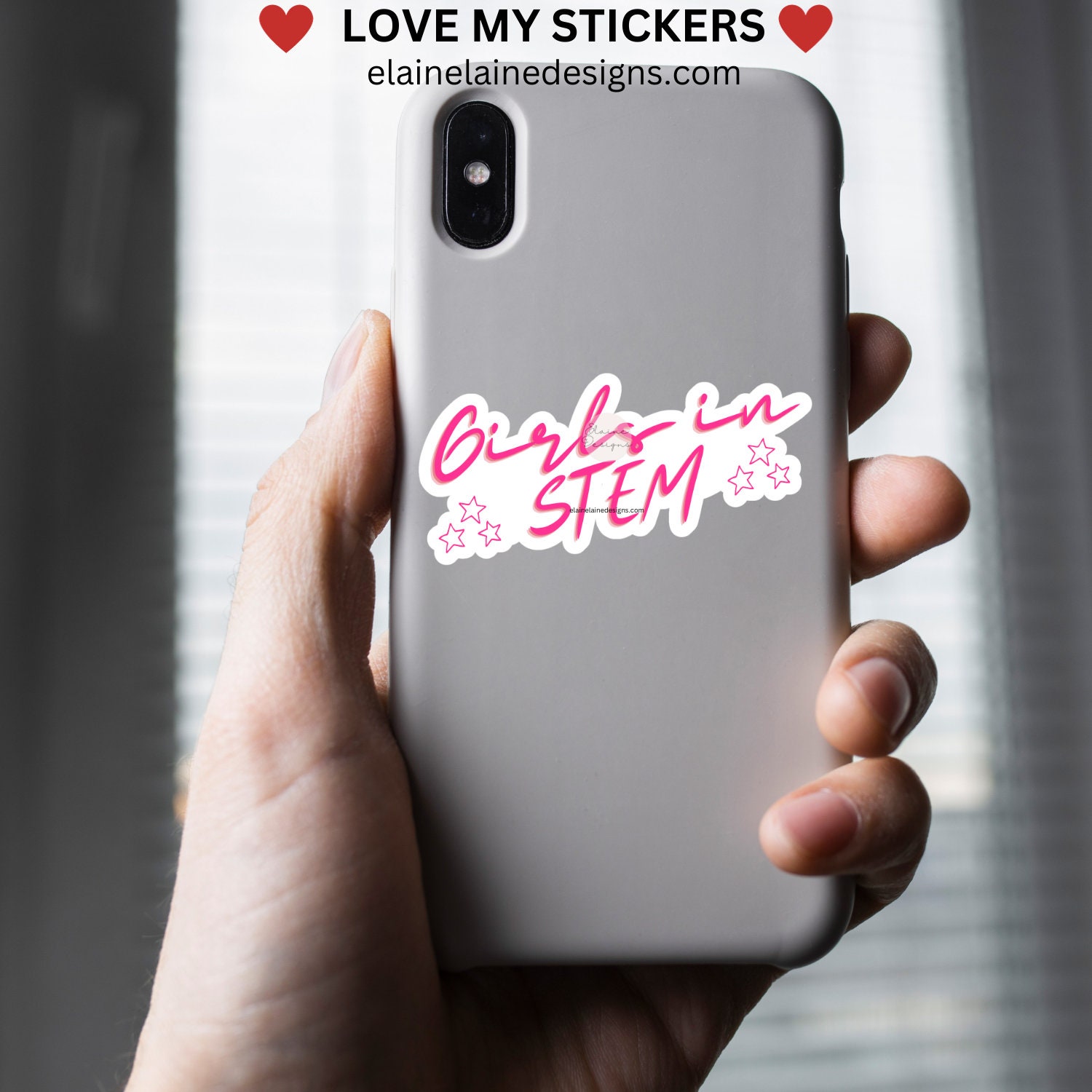 Stem Sticker, Girls in Stem, Women in Stem, Stem Heart, Science ...