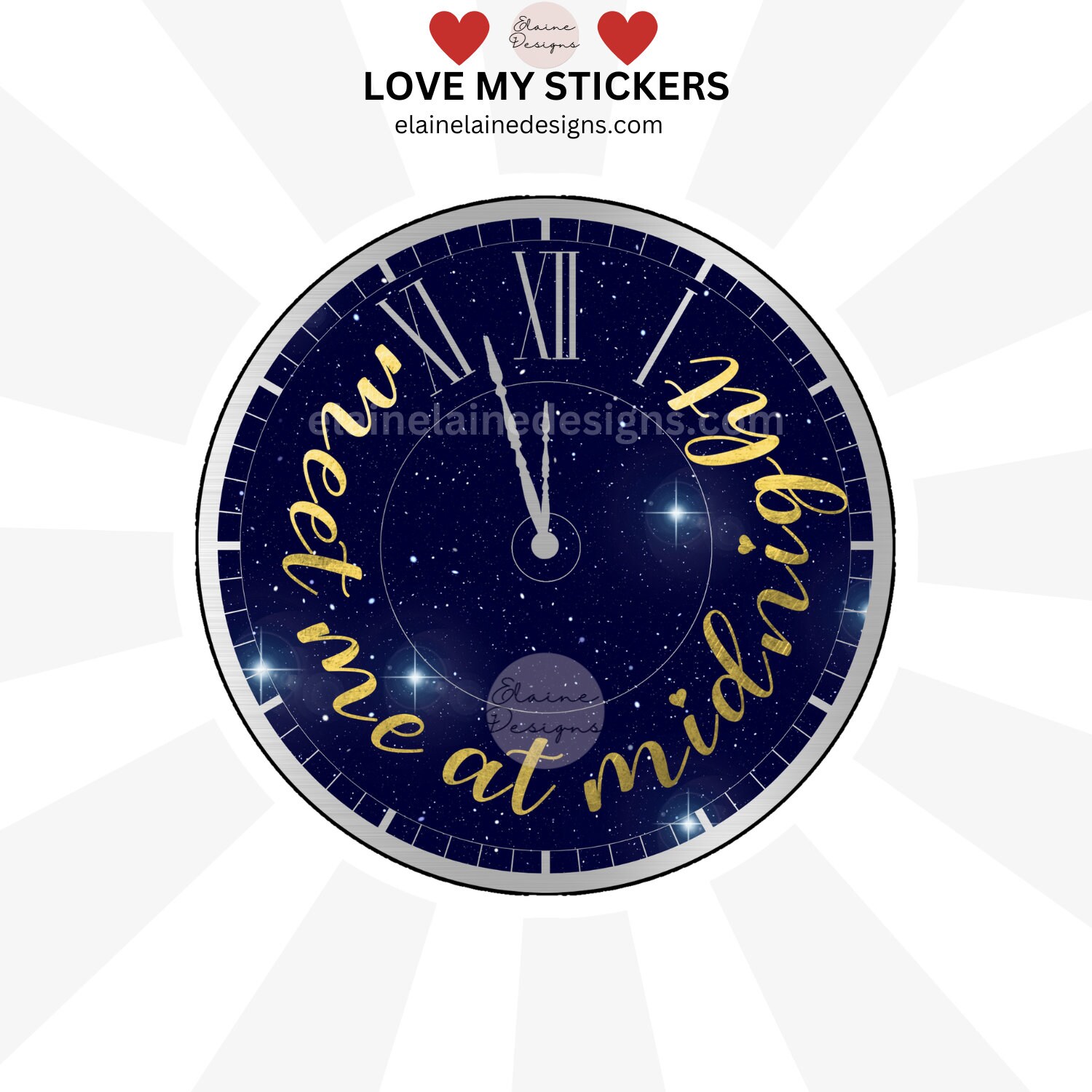 Taylor swift sticker, swiftie sticker, Meet me at midnight Sticker, clock sticker, midnight sticker, taylor stickers, swiftie fans 21