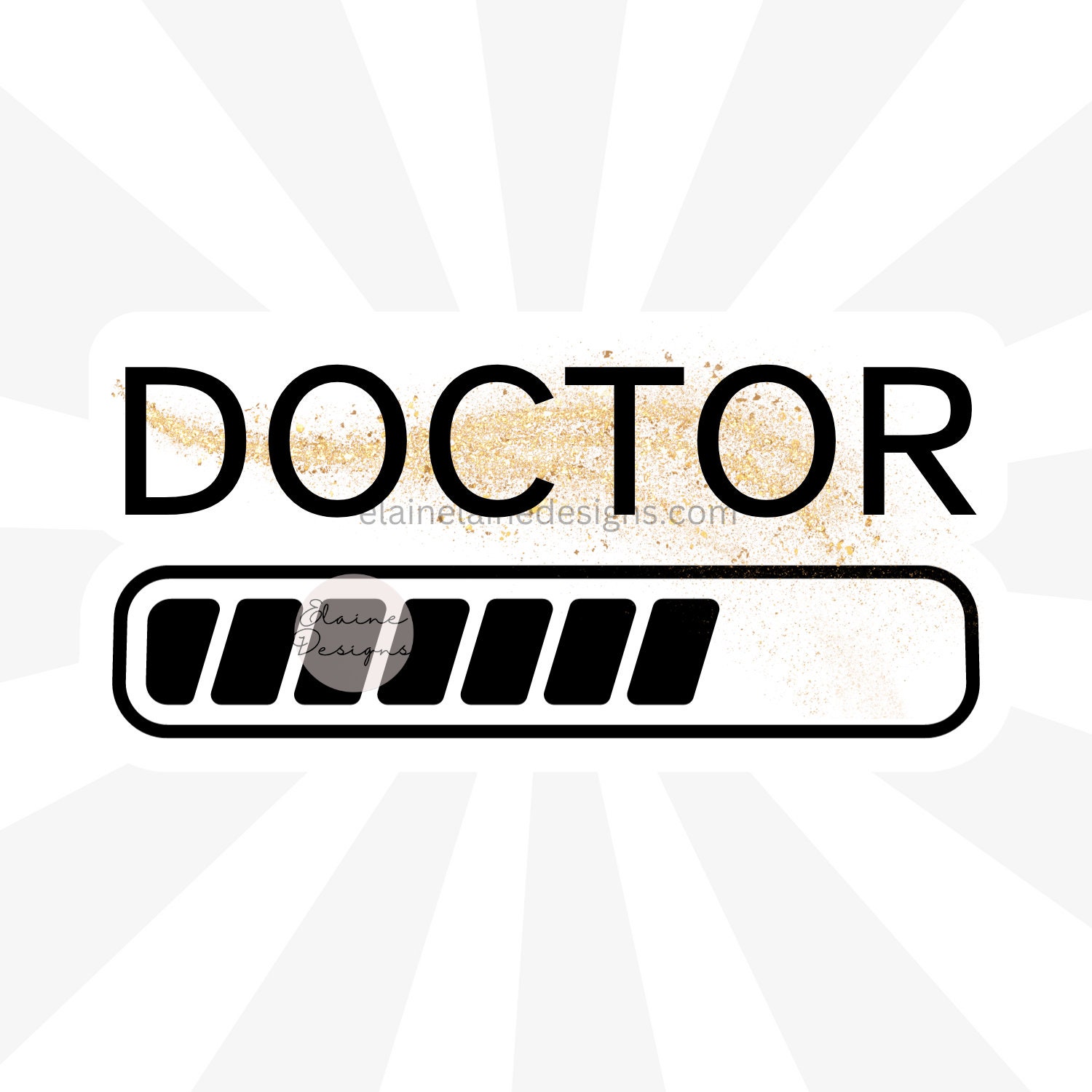 Doctor Loading Sticker Doctor in Progress, It's Dr Actually, Doctorate, Doctoral Student ...
