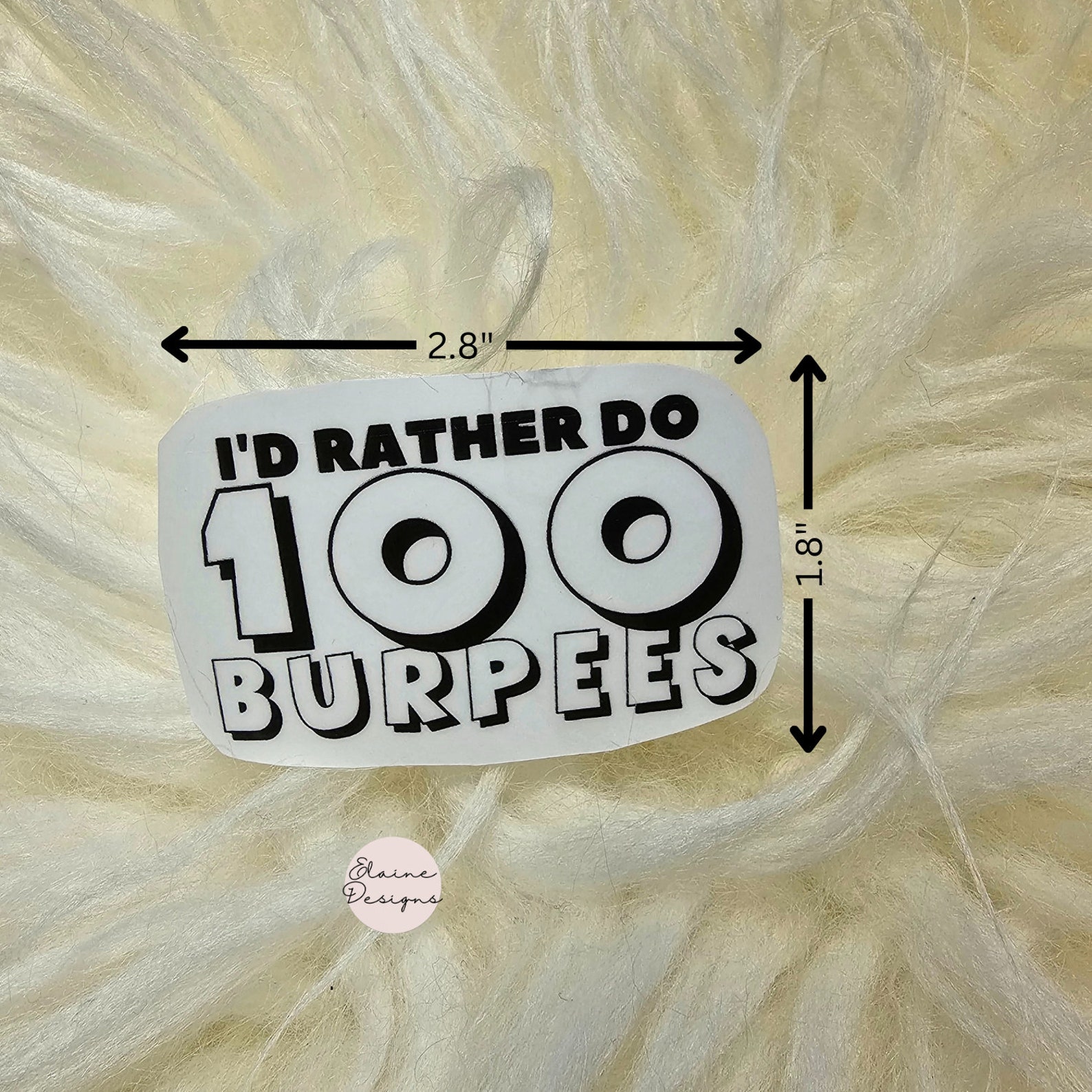 Crossfit Stickers Workout Stickers I'd Rather Do 100 Burpees, Gym ...