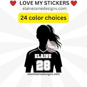 Pegatinas de fútbol, pegatina de fútbol personalizada, pegatina de fútbol personalizada, pegatinas de fútbol, pegatinas de fútbol para niñas, personalizadas, fútbol, fútbol 300