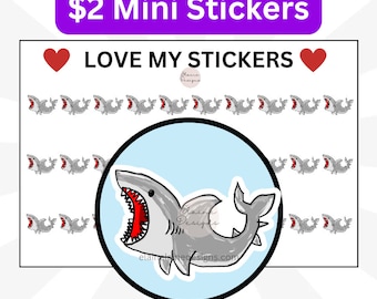 Planner stickers, icon stickers, shark, period planner, blood tracker, day 1, day 3, ivf, shark week, EED292