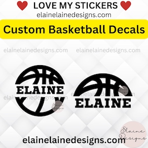 Stickers basket-ball, Stickers basket-ball, Sticker basket-ball personnalisé, Sticker basket-ball personnalisé, basket-ball, EED-Sports-312