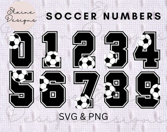 Voetbalnummers Varsity-nummers Sportnummers Voetbalnummers Voetbalnummers FIFA-team Jerseynummers Clipart PNG Set 401
