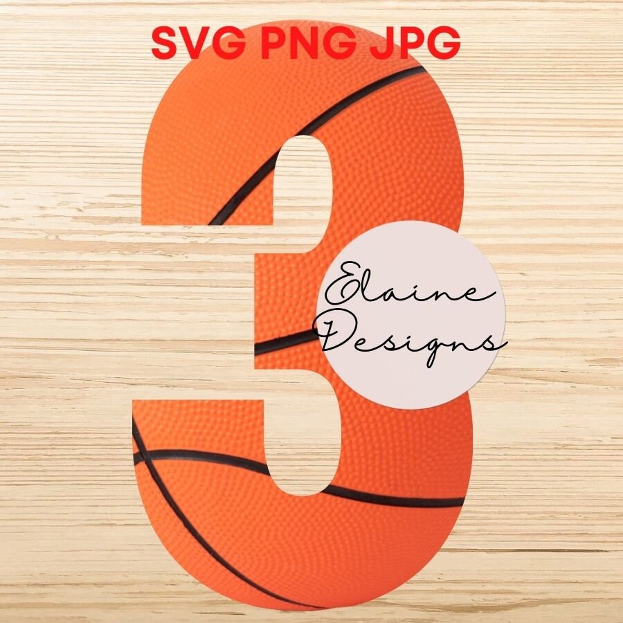 Basketball Numbers Orange Lines Stripes Numbers Sports Number