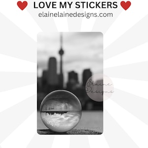 Presto Karte Aufkleber, Toronto Aufkleber, KN Tower, Toronto Skyline, Toronto Souvenir, Natur Aufkleber, Foto Aufkleber, Kartenaufkleber, Foto 8