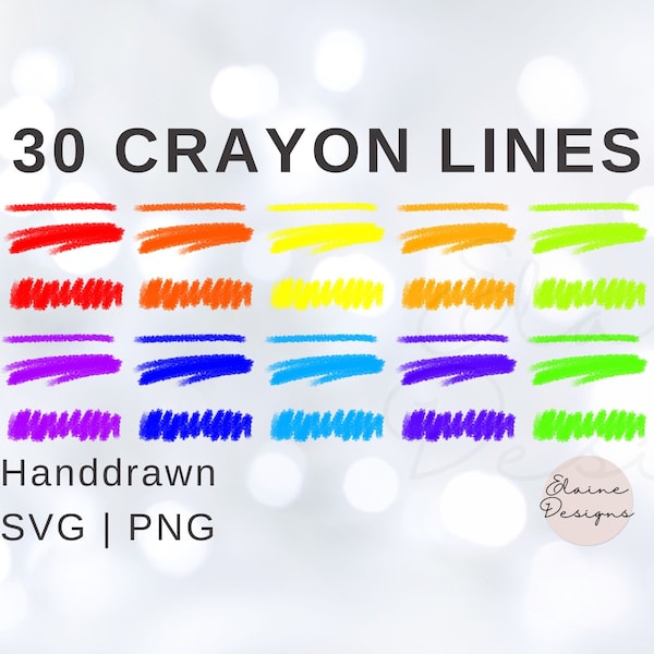 Crayon Lines svg handdrawn Lines Colorful Lines Crayola Line Crayon Background Backdrop Red Blue Pink Crayon Rainbow Clipart PNG SVG Set 253