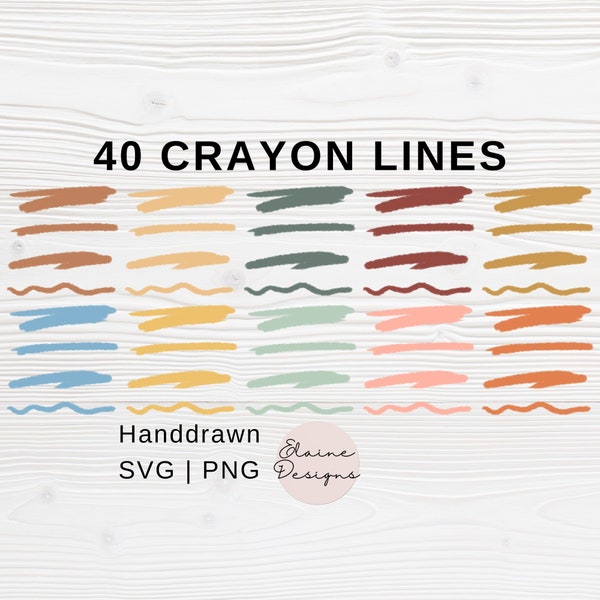 Crayon Lines svg handdrawn Lines Colorful Lines Crayola Lines Crayon Background Backdrop Red Blue Pink Crayon Clipart PNG SVG Set 246