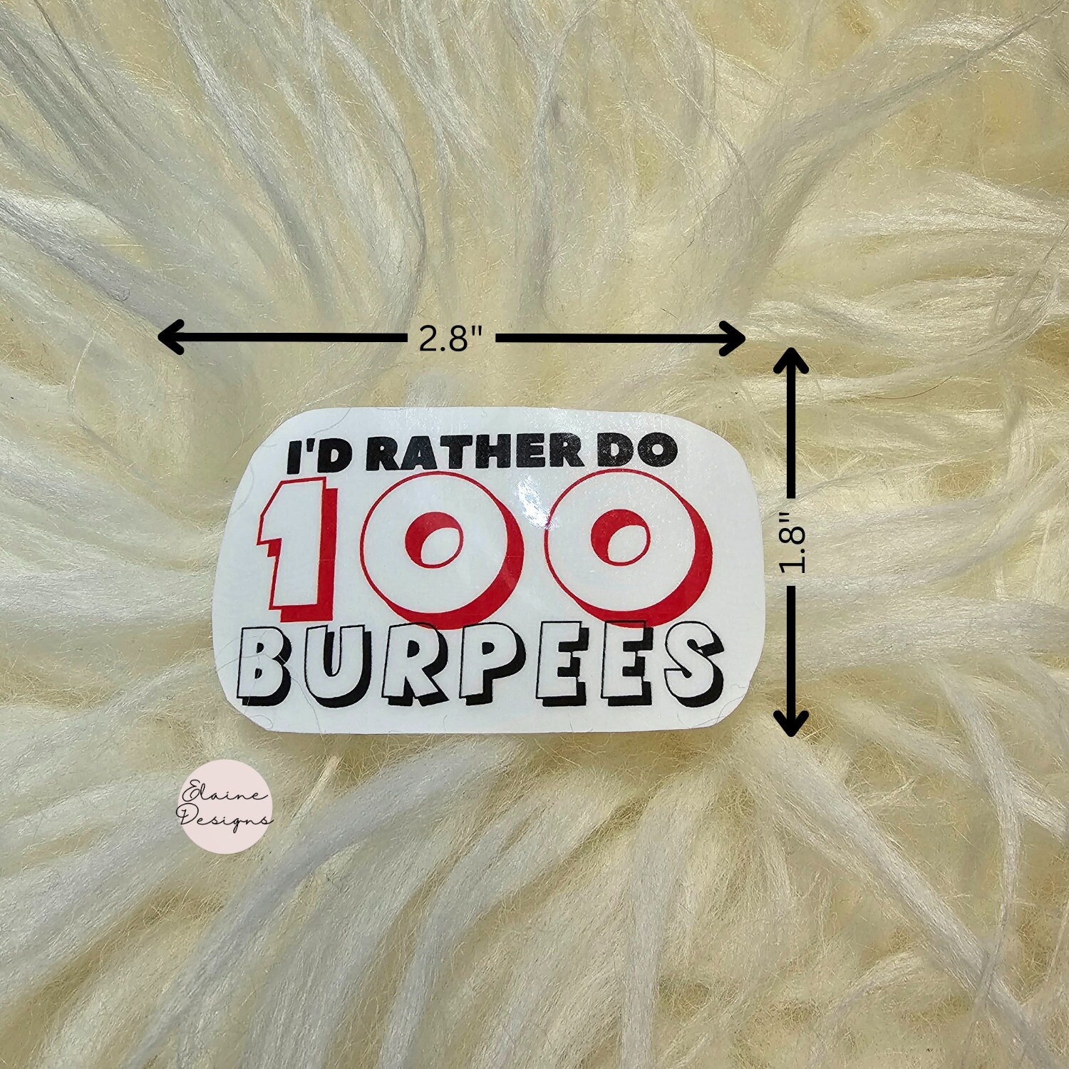 Crossfit Stickers Workout Stickers I'd Rather Do 100 Burpees, Gym ...